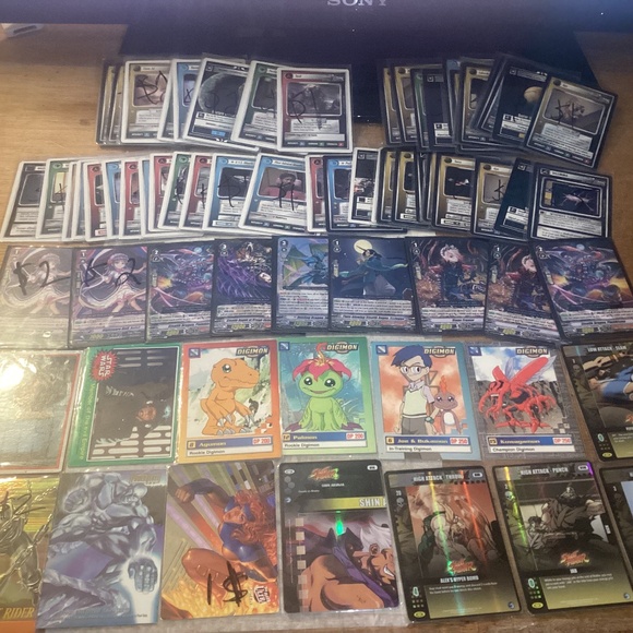 78 CCG and TCG cards lot with Star Trek Digimon street fighter and more - Picture 1 of 16